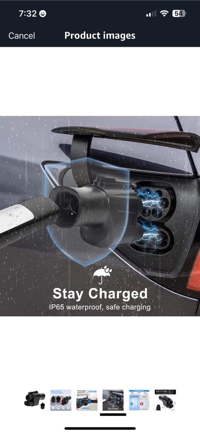 NACS to CCS1 Charging Adapter - photo 4