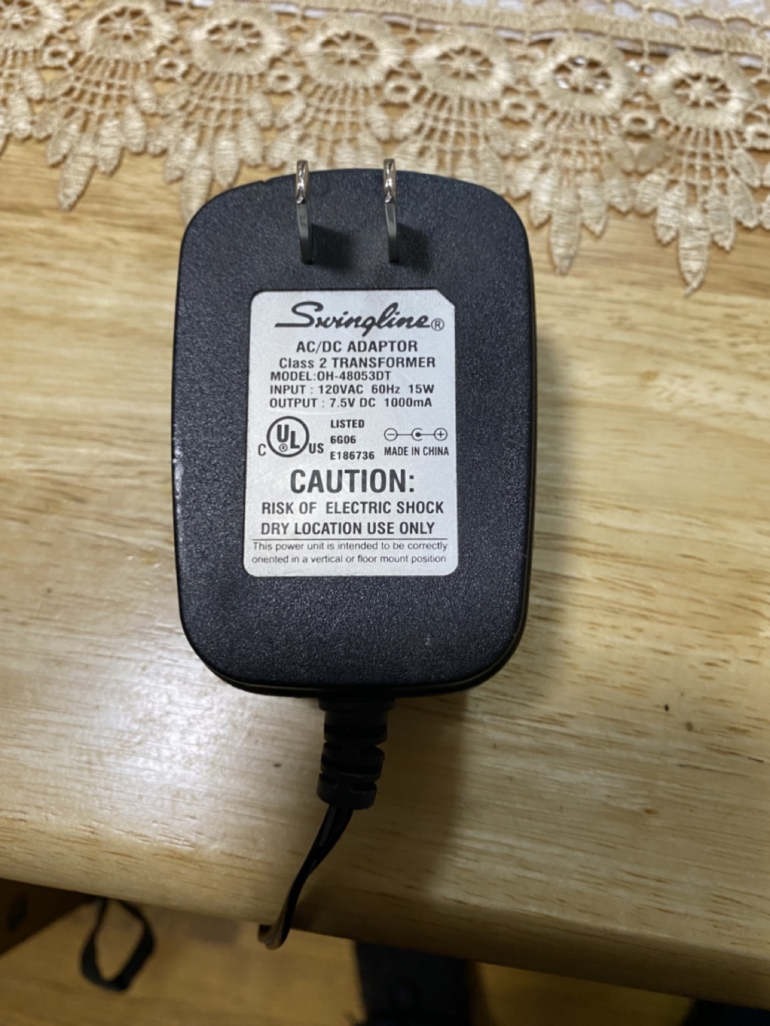 Swingline AC/DC Adaptor