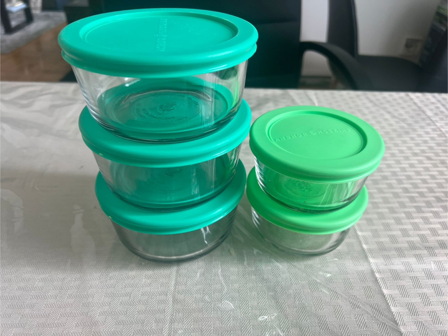 Anchor Hockin Glass Storage 5 pieces - photo 2