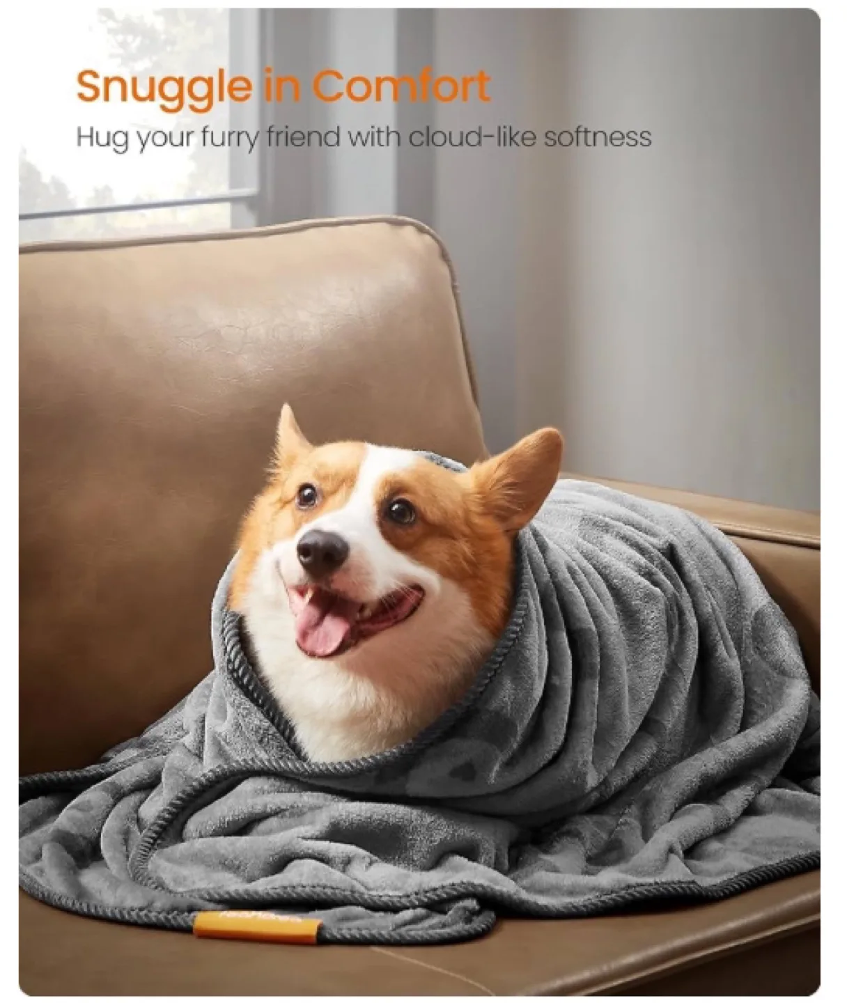 BRAND NEW 3-Pack Cozy Dog / Cat Blankets 🐶🖤 image indicator(4)