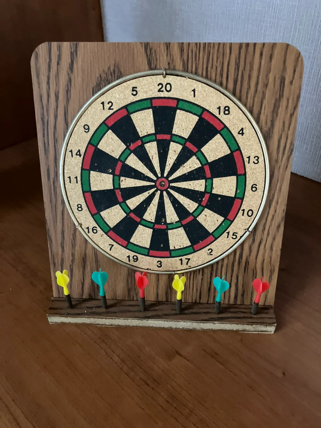 Vintage Desk Dart Board Set thumbnail