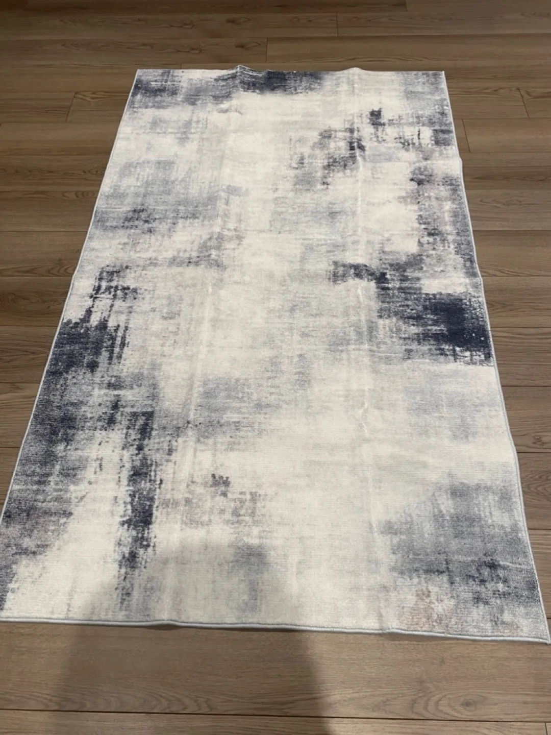 BRAND NEW 🖤Modern Dove Gray Area Rug – 3x5 ft 🖤 thumbnail