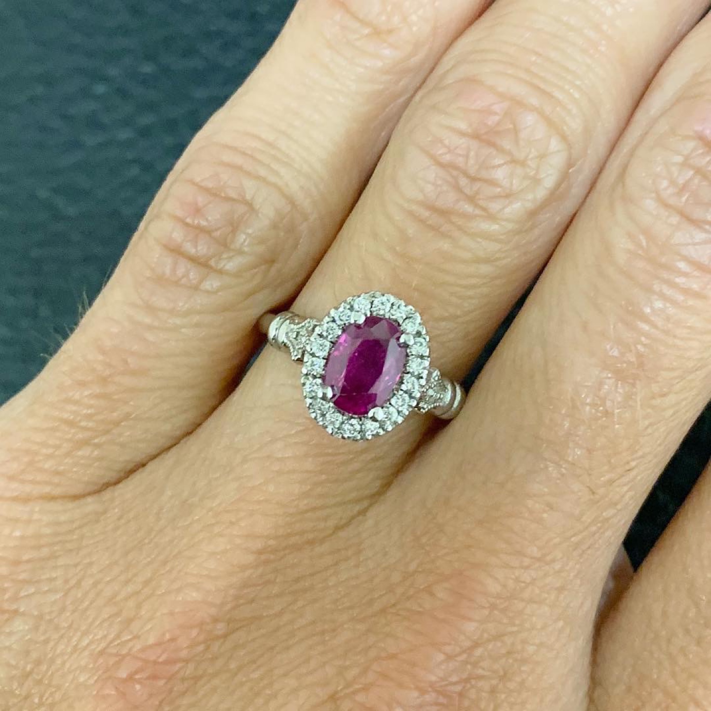 Ruby Ring 1.03cttw Natural Genuine