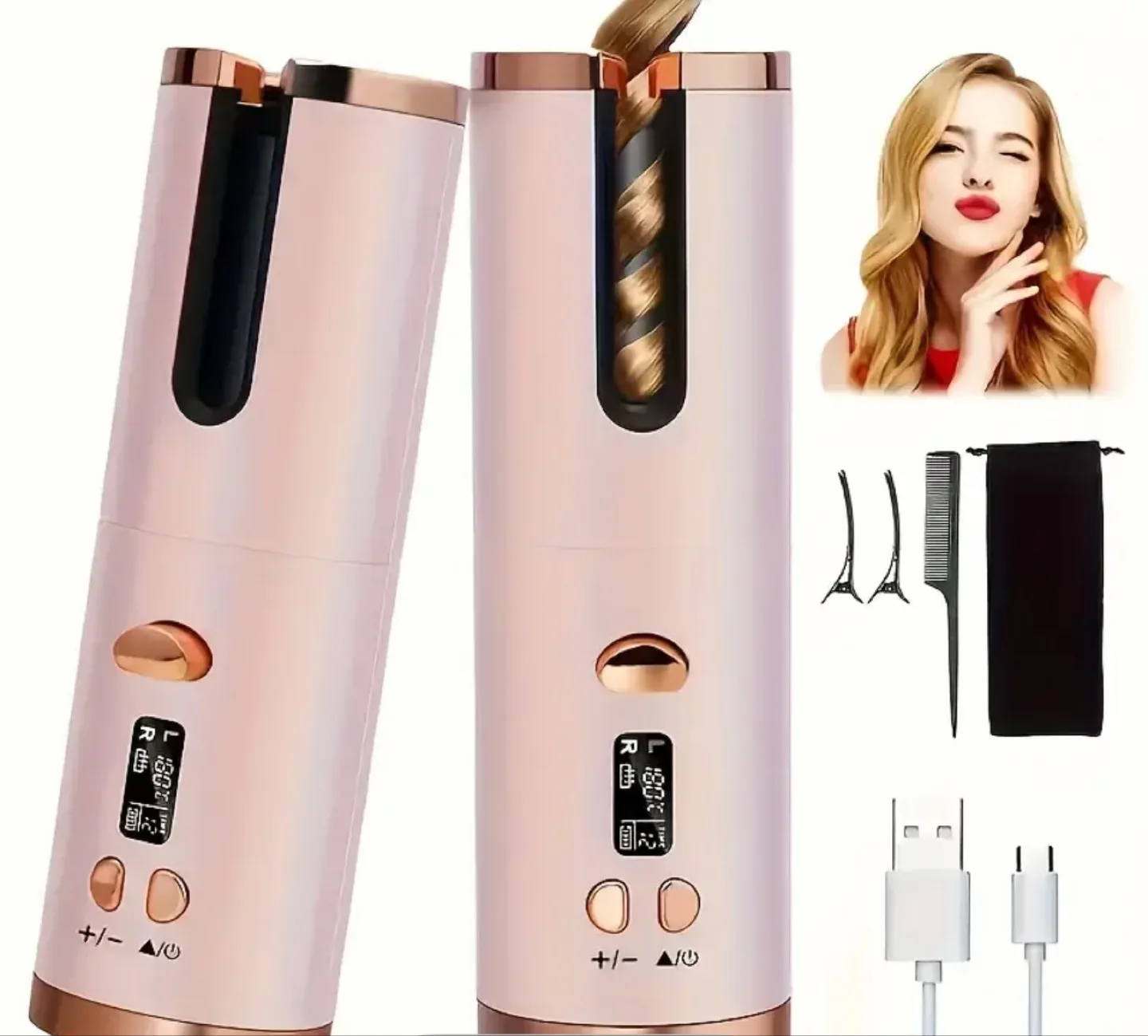 Wireless Hair Curler for Easy Curls thumbnail