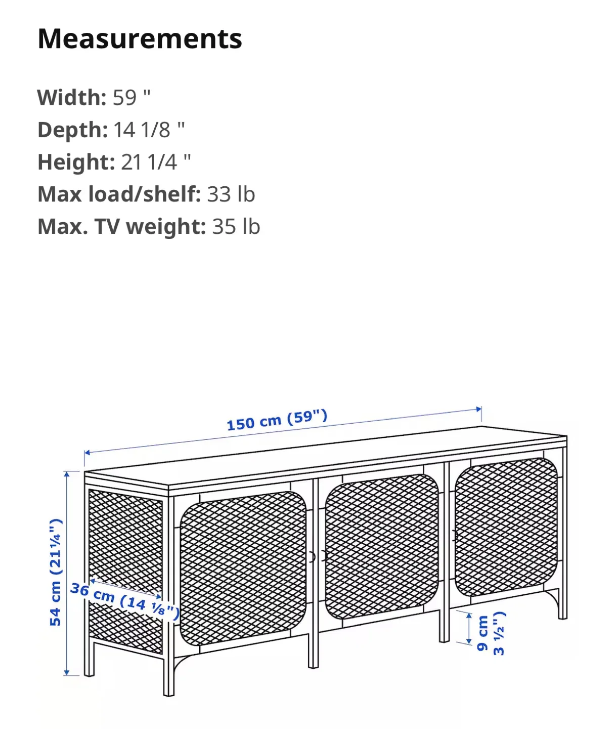 Entertainment Center With Doors image indicator(5)
