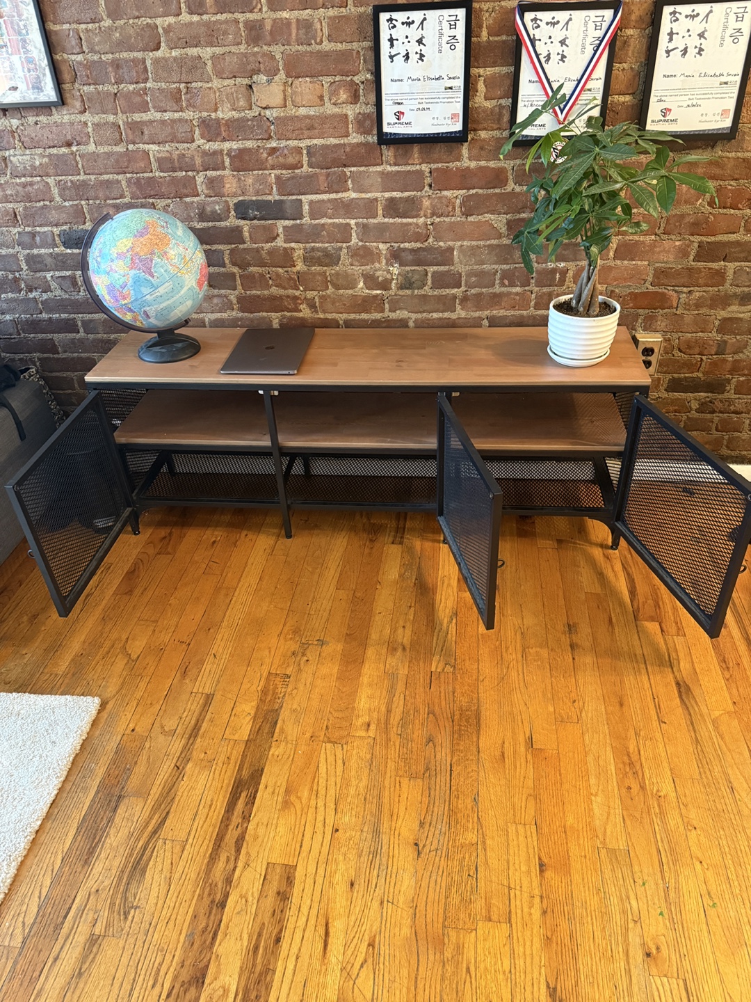 Entertainment Center With Doors - photo 2