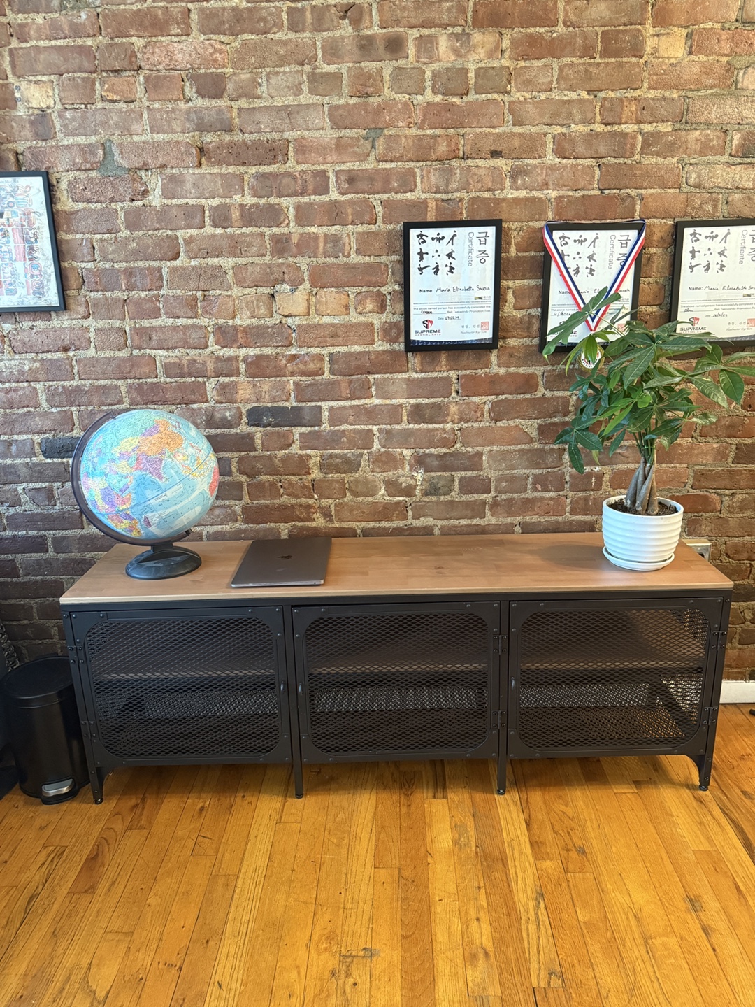 Entertainment Center With Doors