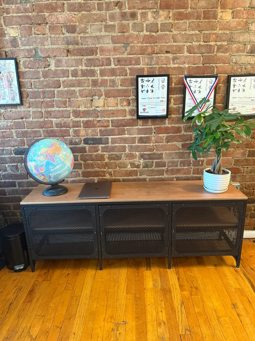 Entertainment Center With Doors