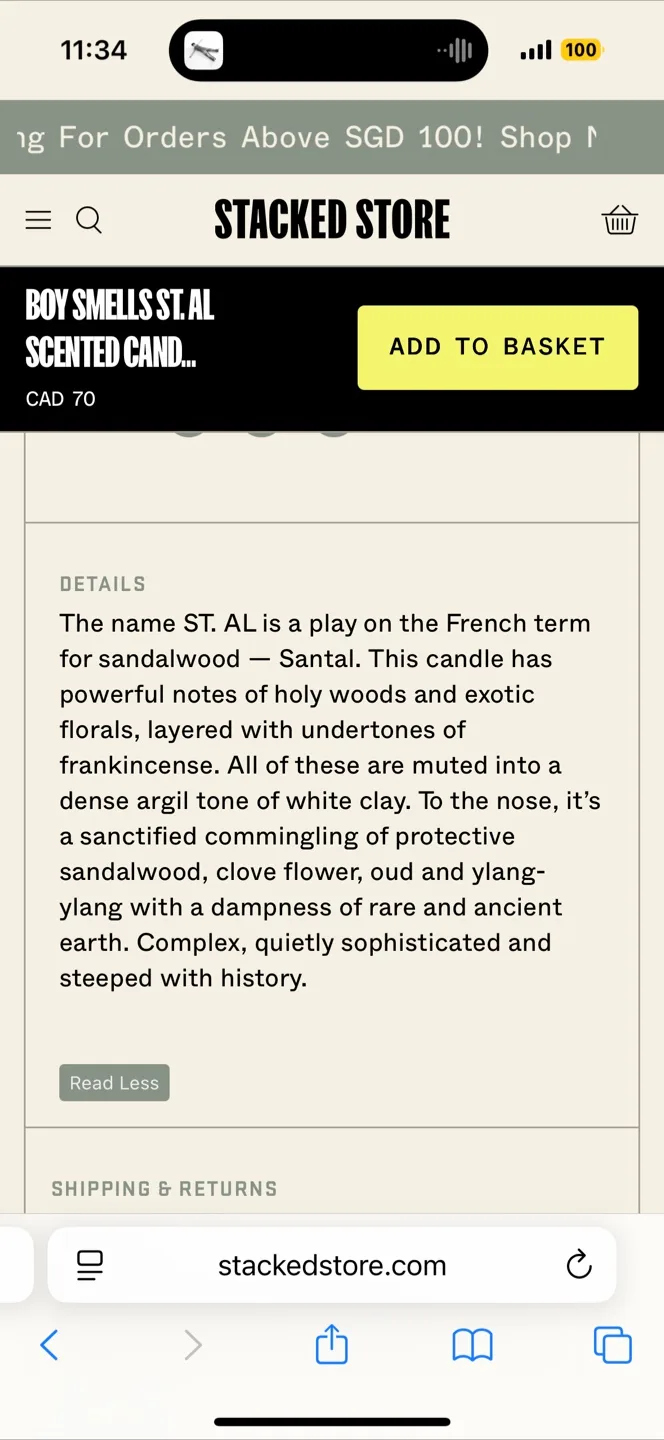 Boy Smells Candle - St. Al Scent image indicator(6)