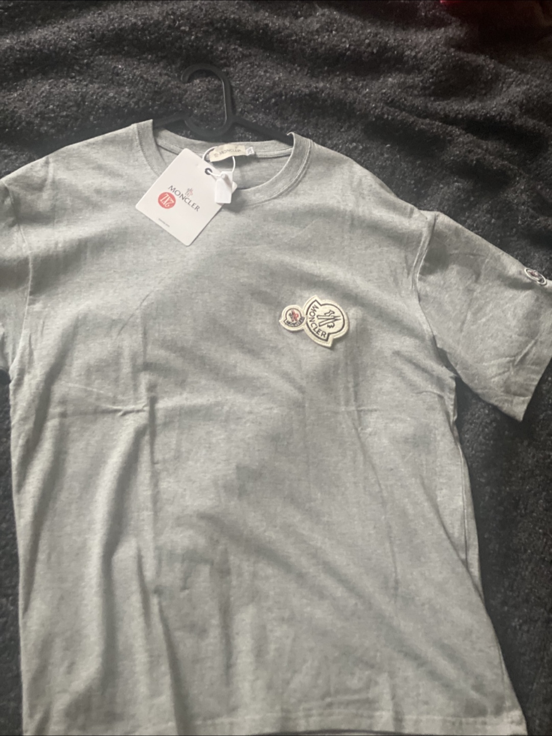 Moncler Grey T-Shirt - XL