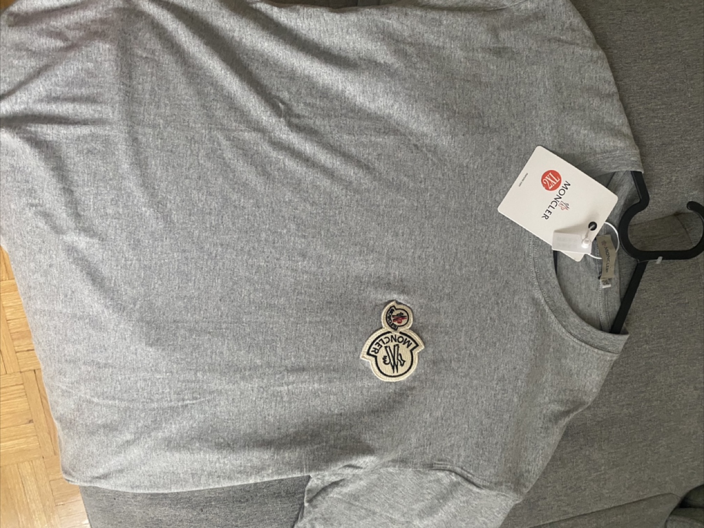 Moncler Grey T-Shirt - XL - photo 2