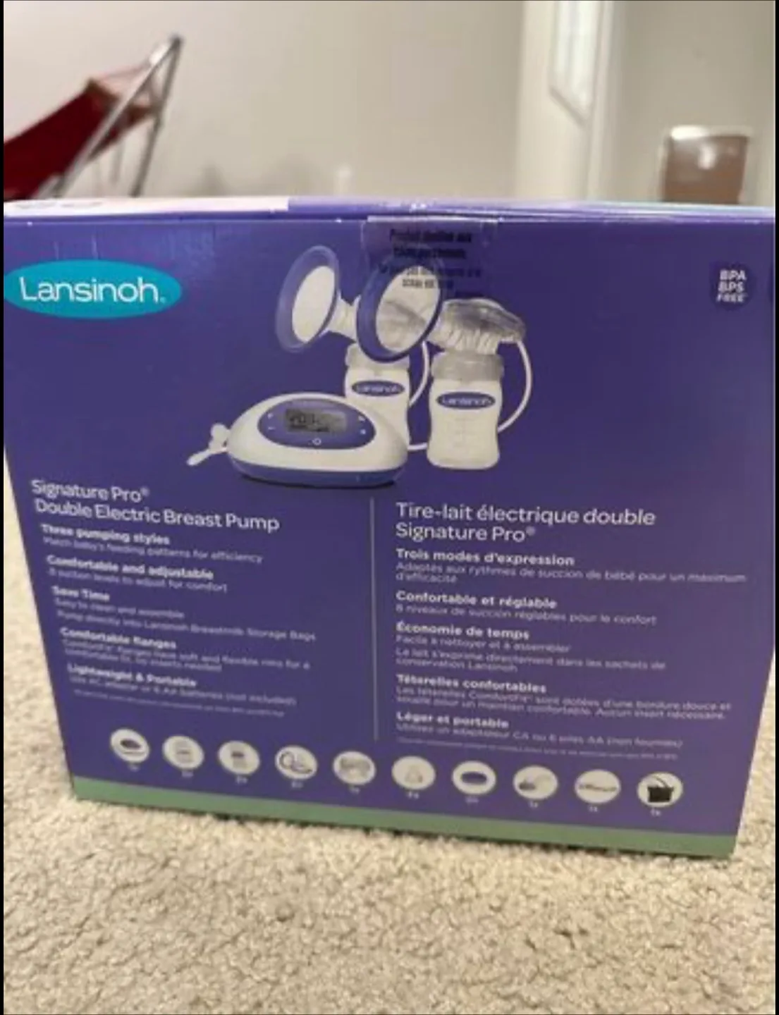 Lansinoh Signature Pro Double Electric Breast Pump thumbnail