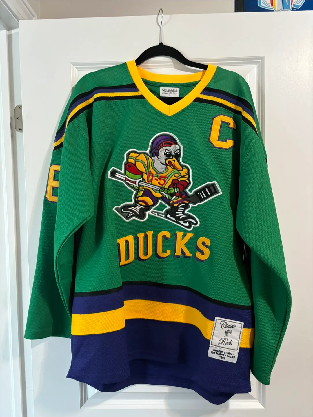 BRAND NEW Mighty Ducks Conway Jersey *WITH TAG* thumbnail