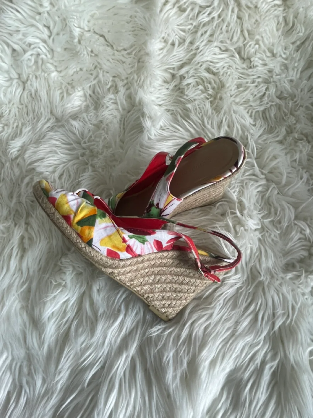 Le Chateau Floral Wedge Heels thumbnail