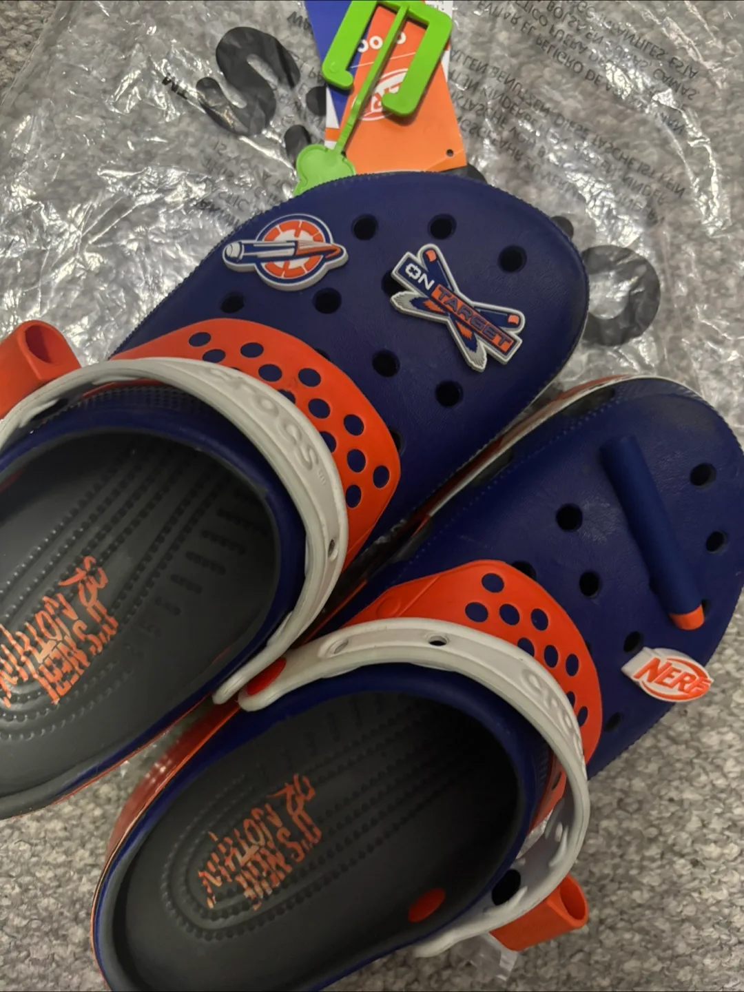 Nerf/oilers crocs thumbnail