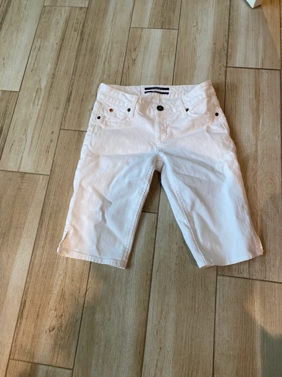 White Hudson Jeans Bermuda Shorts - Size 25 thumbnail