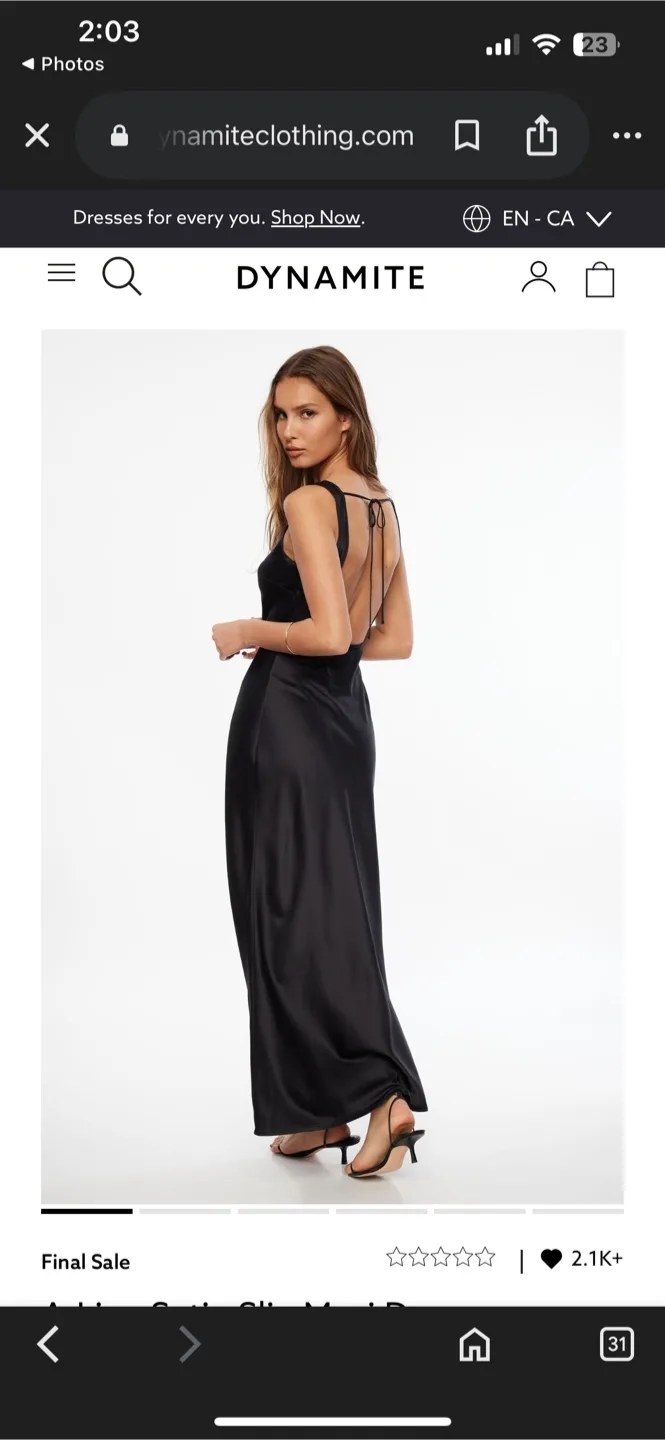 Dynamite Black Maxi Dress image indicator(2)