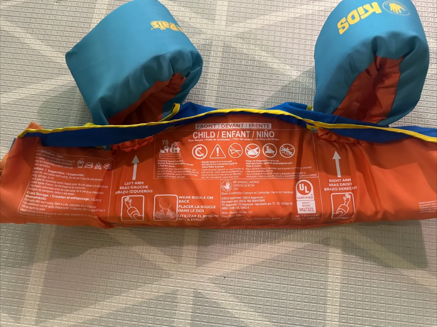 Brand new (no tags) child puddle jumper image indicator(5)