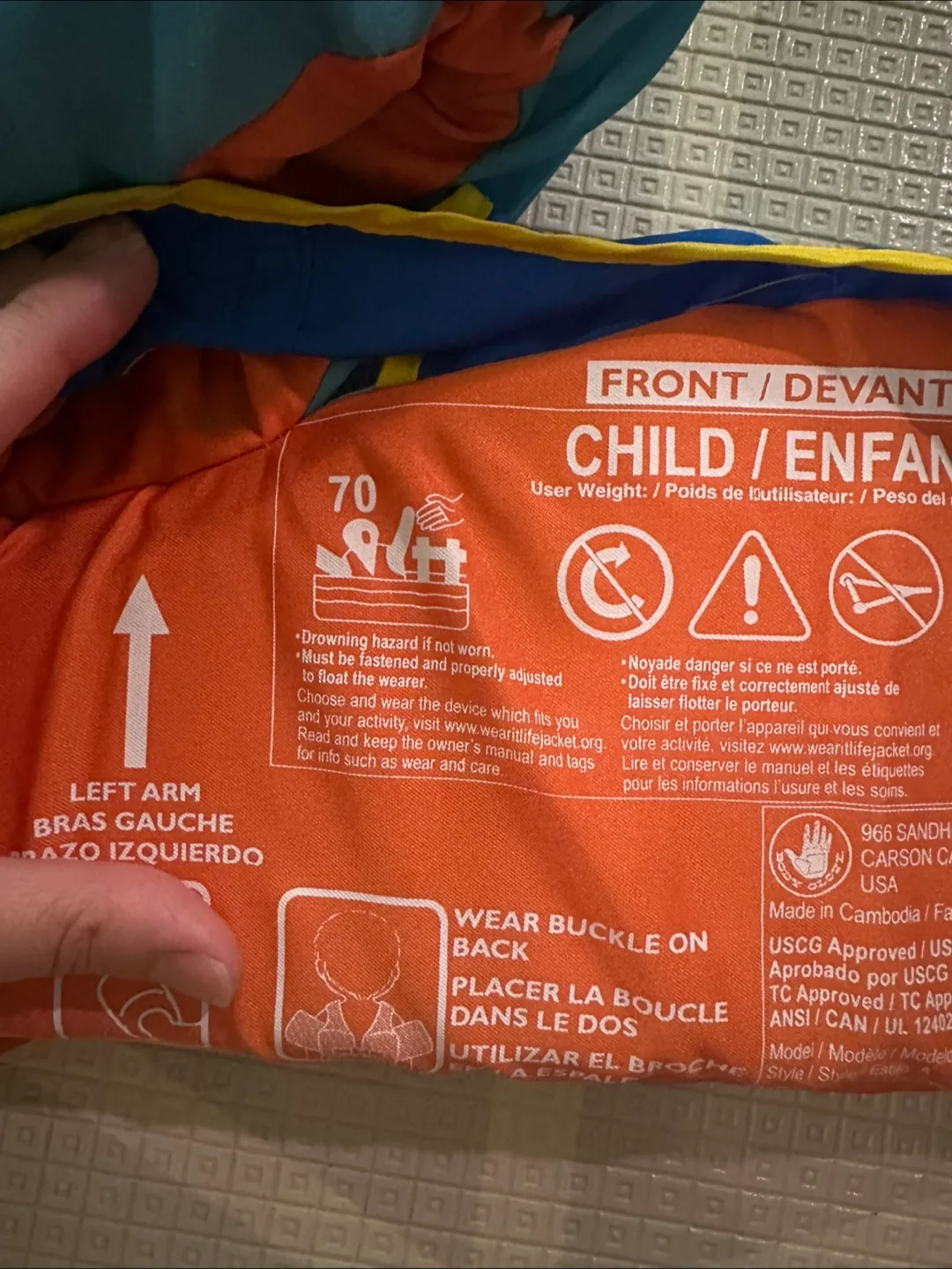 Brand new (no tags) child puddle jumper image indicator(6)