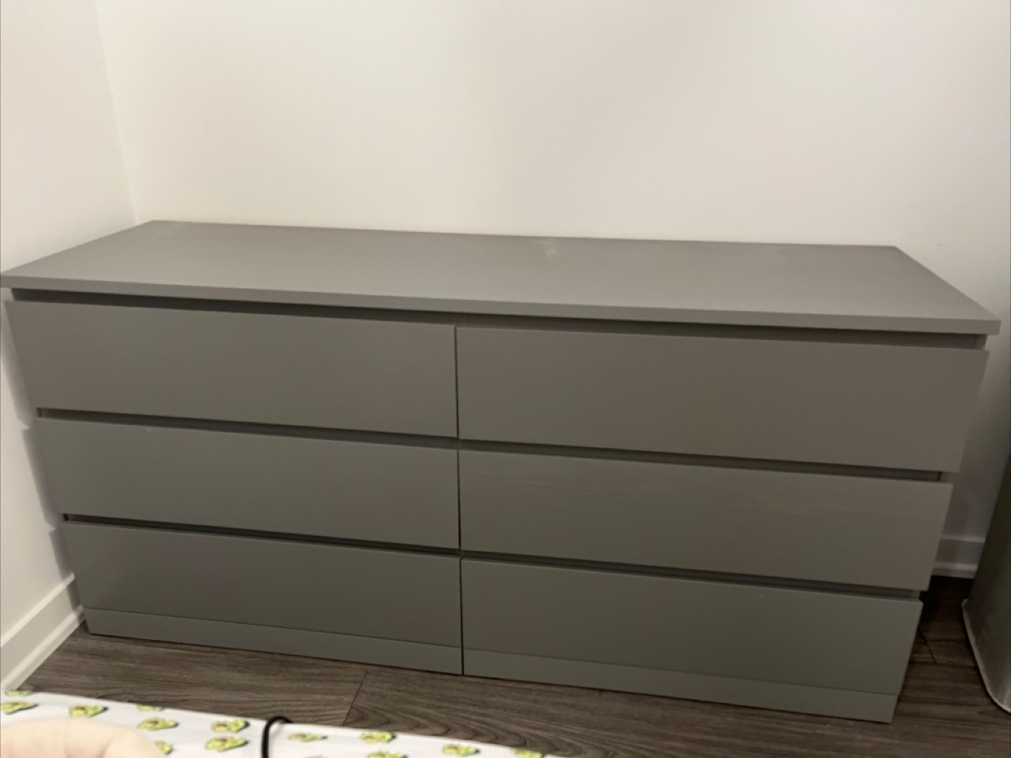Gray Six-Drawer Dresser - photo 2