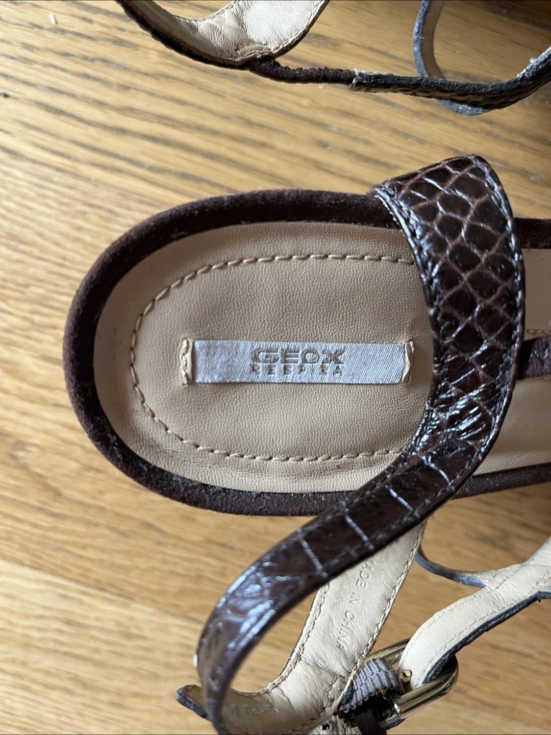 Geox Respira brown Italian leather sandals EU41 - photo 2