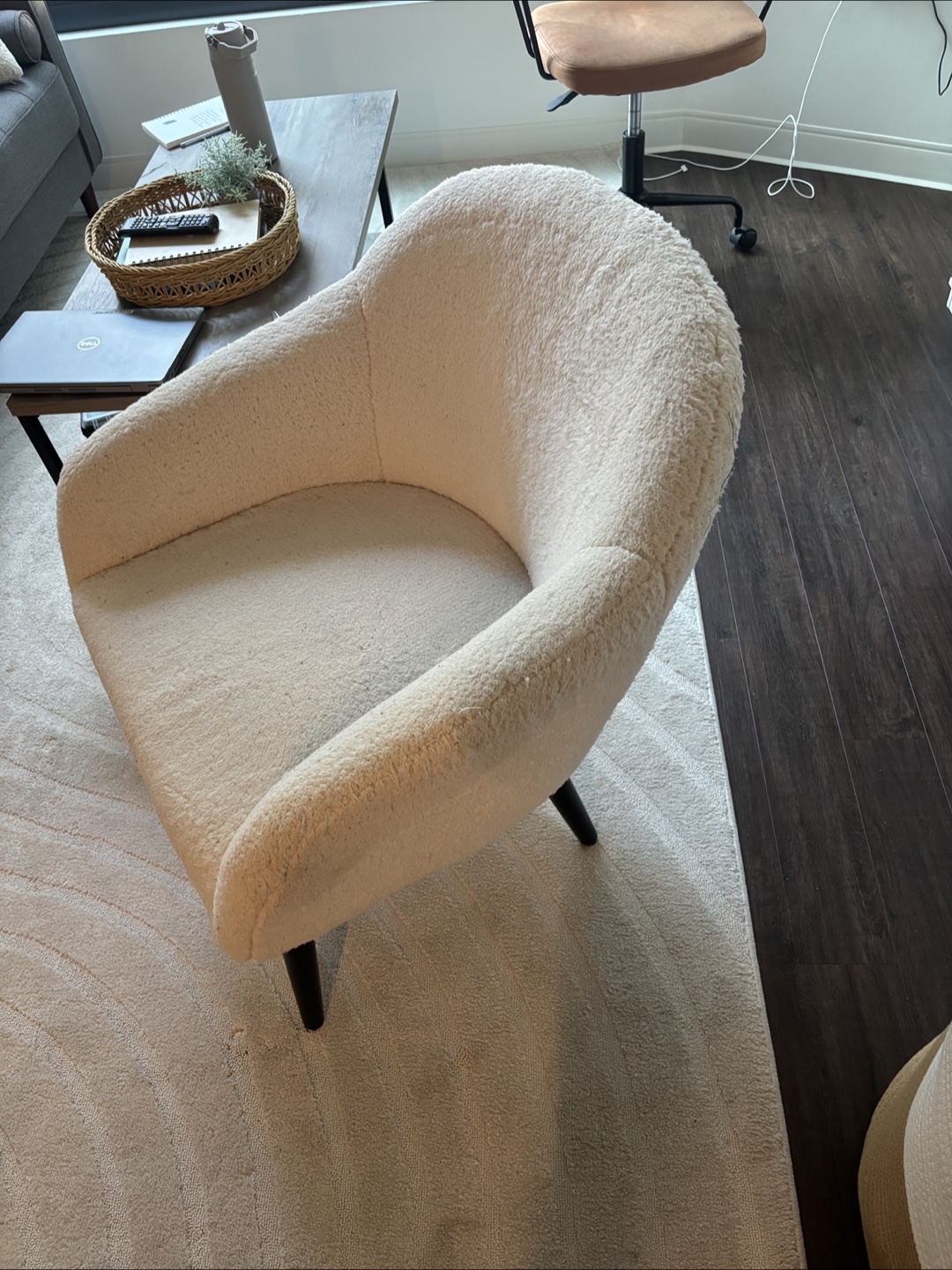 Cozy Sherpa Accent Chair - photo 3