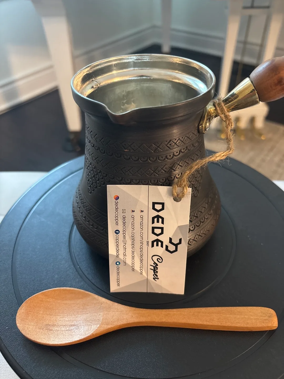 DEDE Copper Coffee Pot and Spoon thumbnail