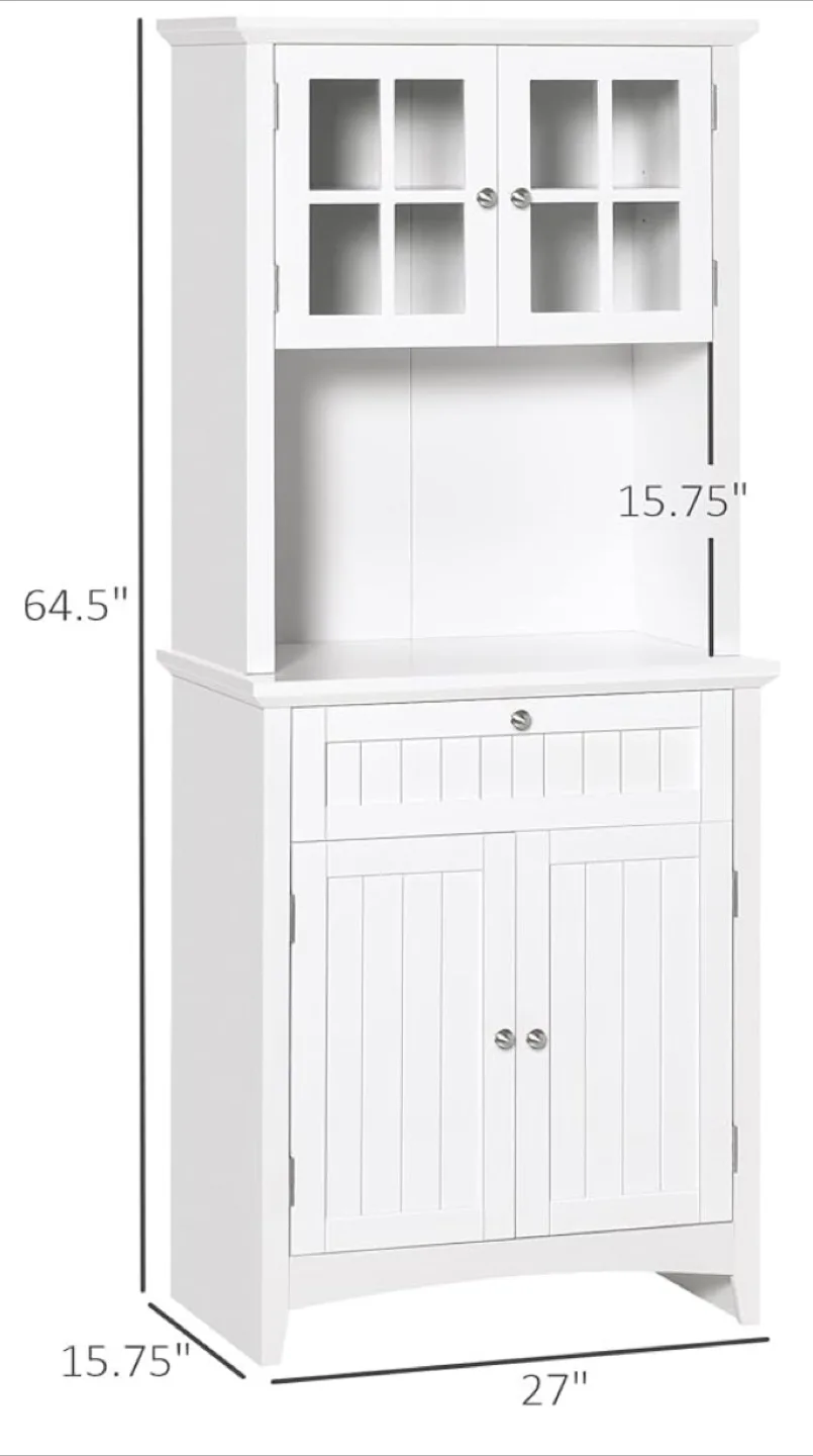 White Kitchen Hutch image indicator(2)