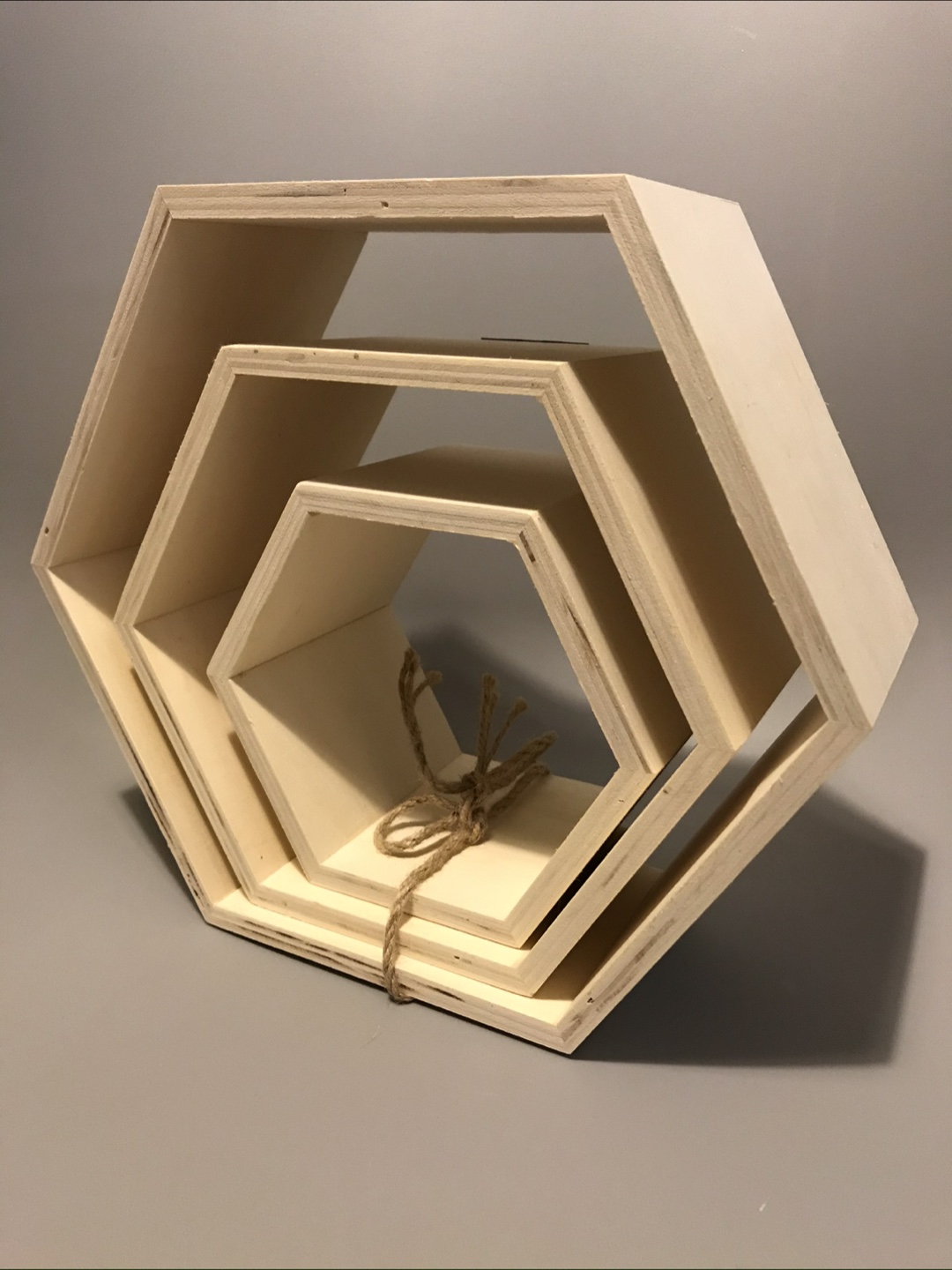 Honeycomb Style Wall Shelves - photo 3