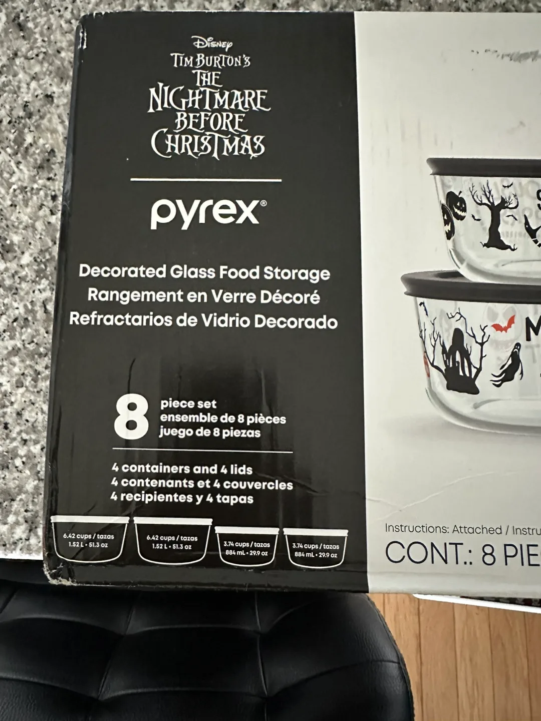 Pyrex Nightmare Before Christmas Food Storage Set thumbnail
