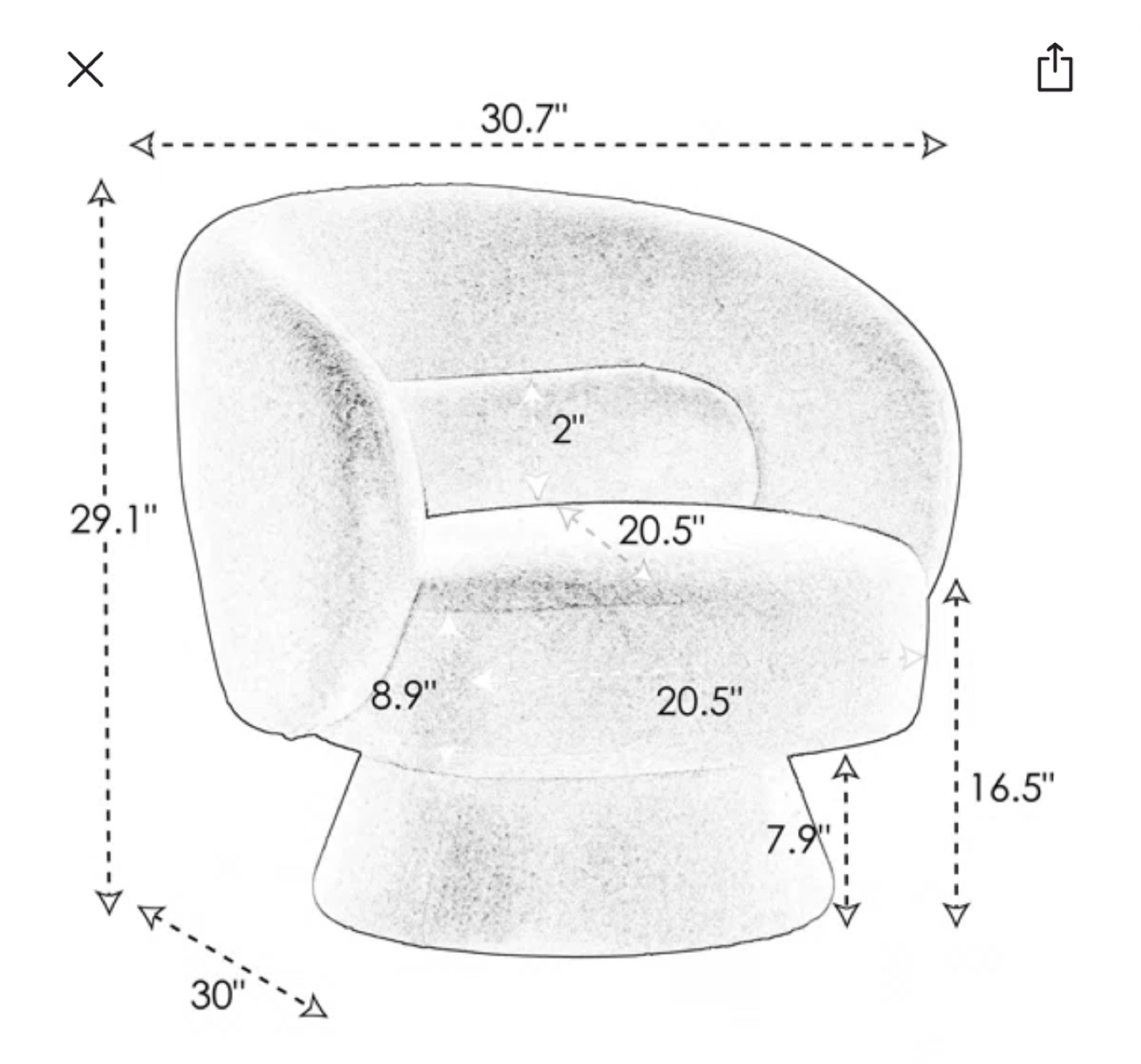 Cozy Swivel Chair - photo 5