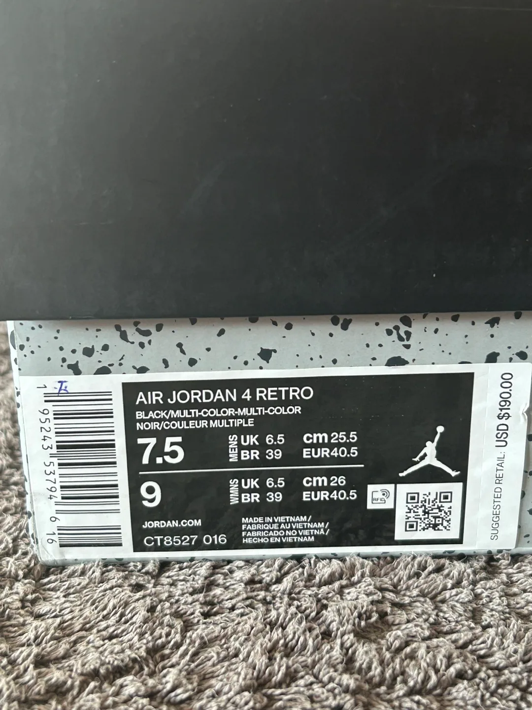 Jordan 4 - Size 7.5 image indicator(6)
