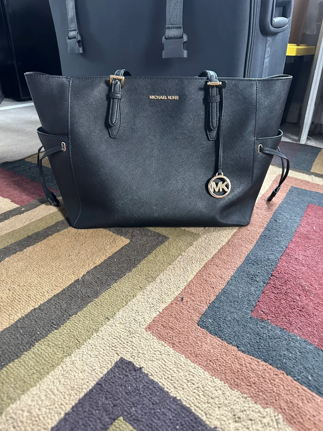 Michael Kors Black Tote Bag thumbnail