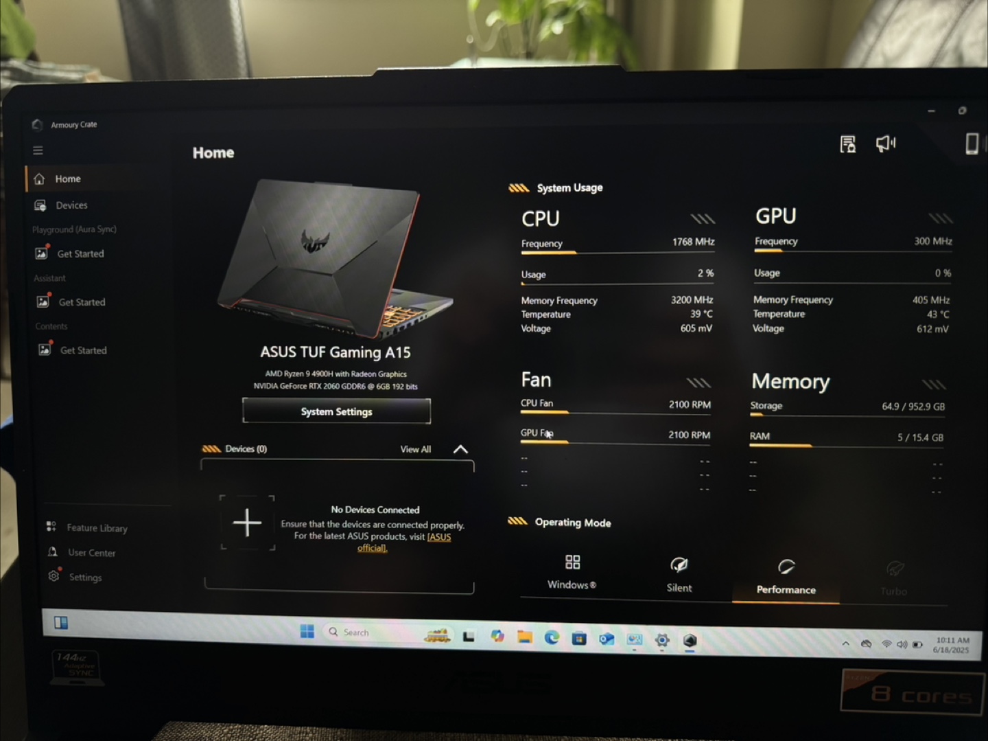 ASUS TUF Gaming A15 Laptop - photo 4