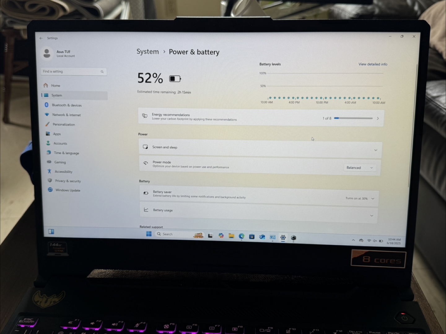 ASUS TUF Gaming A15 Laptop - photo 5