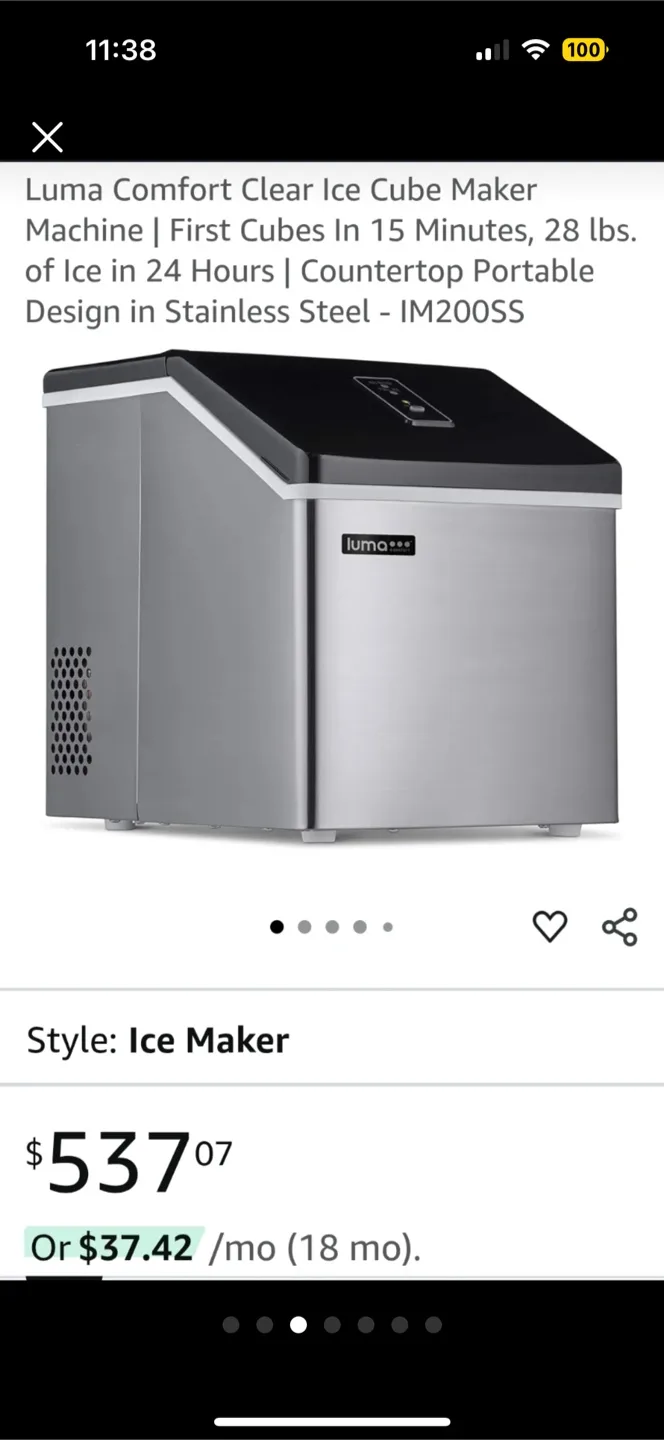 Luma Ice Maker - Great for Drinks! image indicator(4)