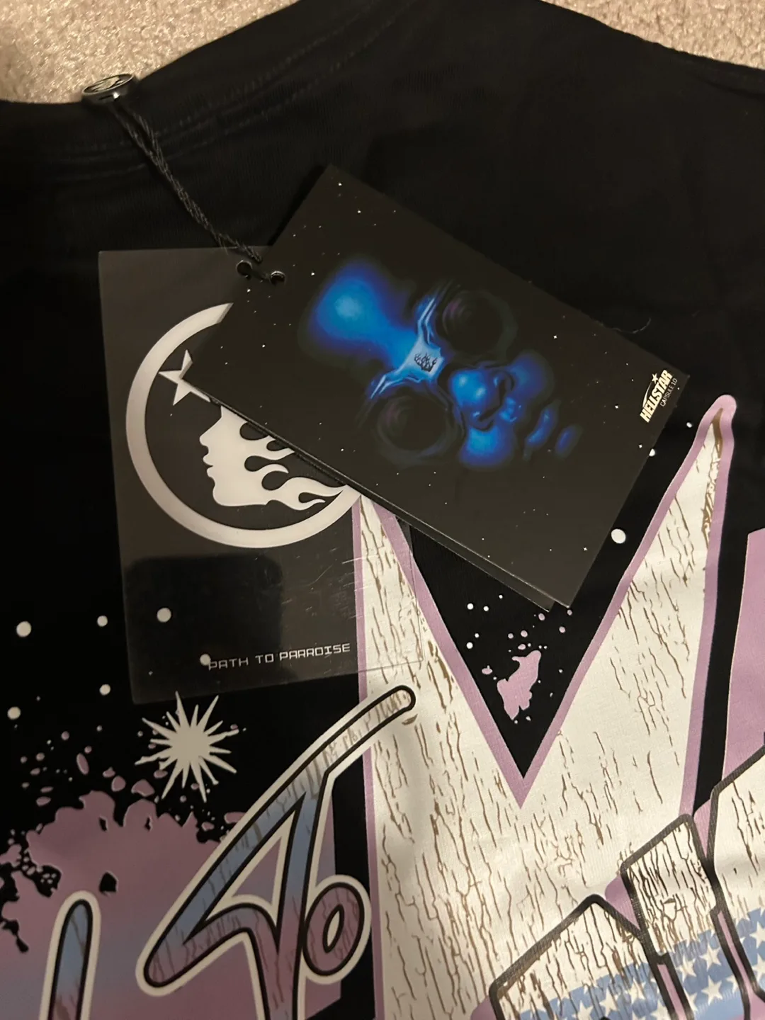 Hellstar Black T-Shirt with Graphics - New with Tags image indicator(6)