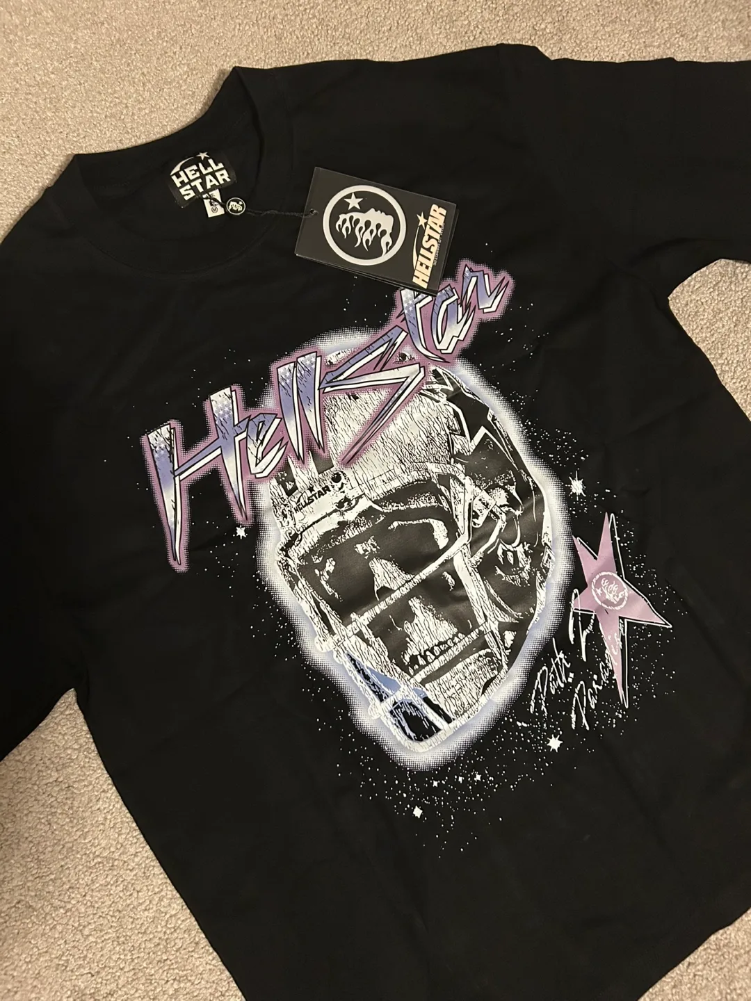 Hellstar Black T-Shirt with Graphics - New with Tags image indicator(2)