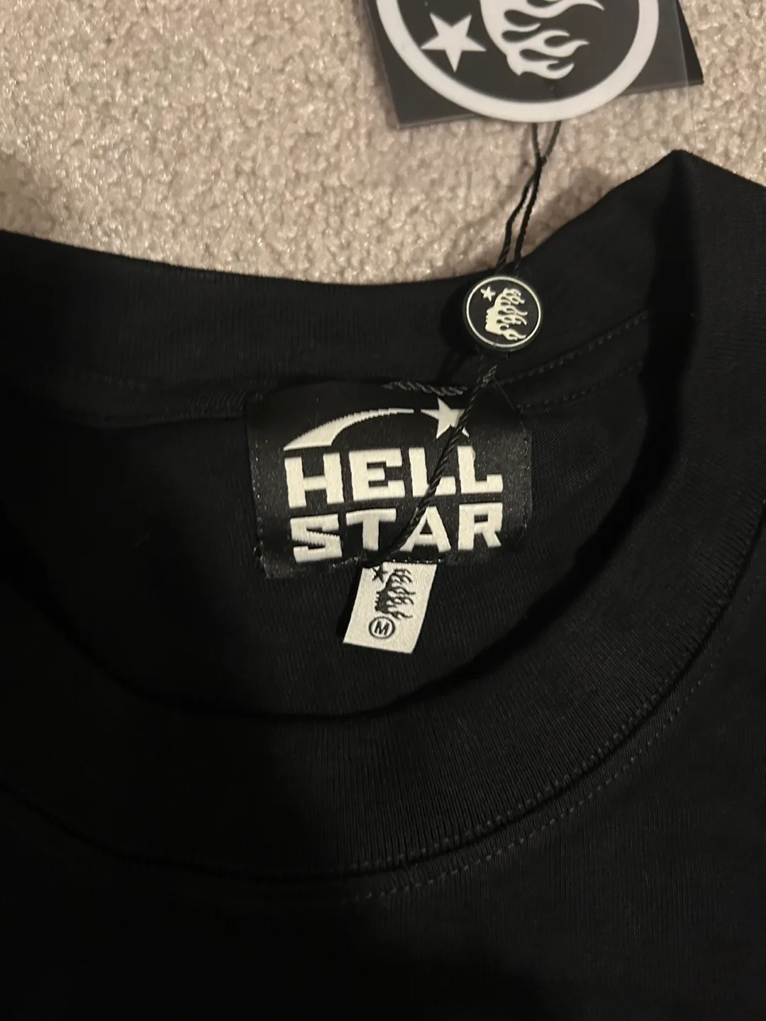 Hellstar Black T-Shirt with Graphics - New with Tags image indicator(7)