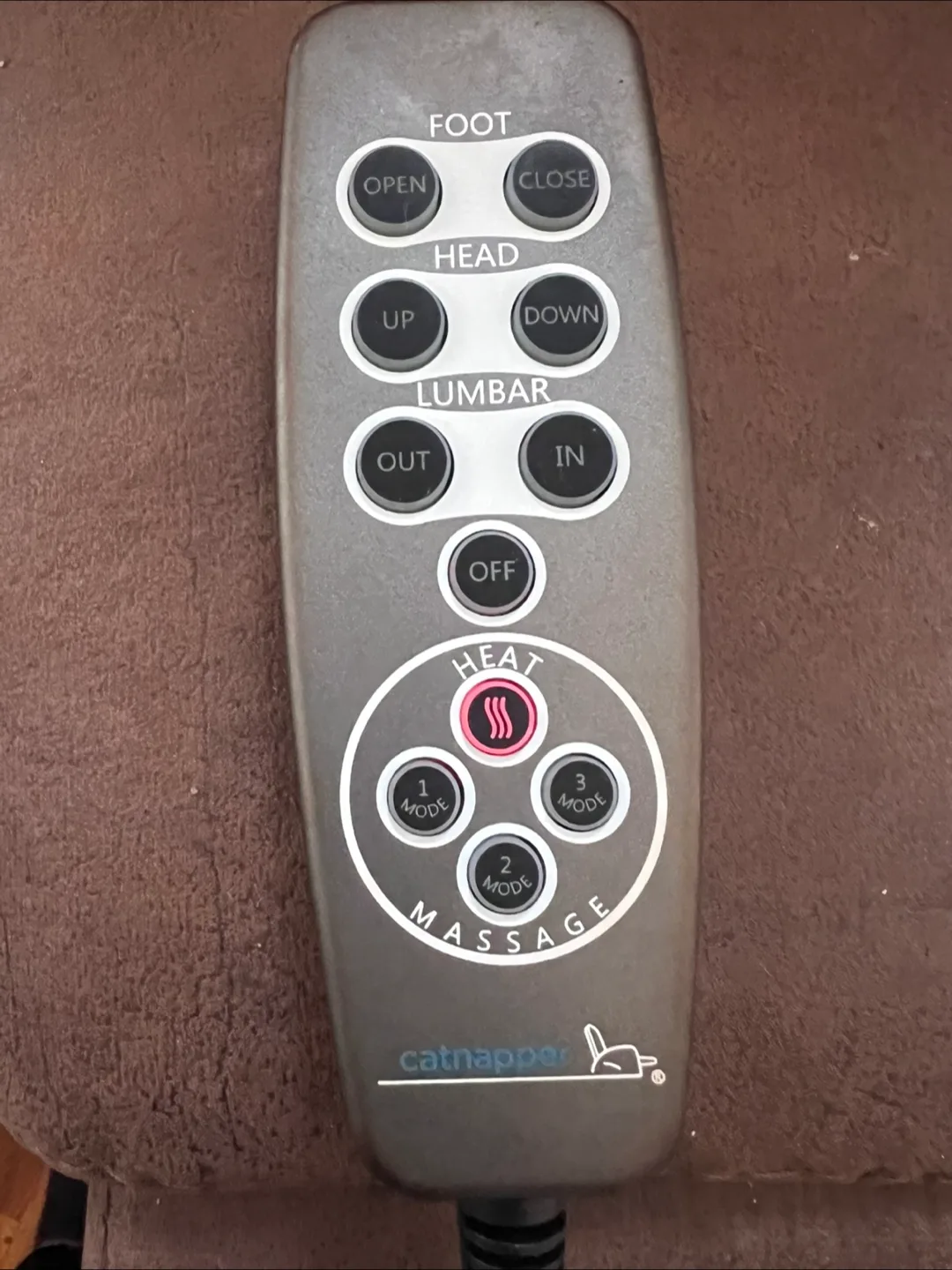 New! Jackson Furn Recliner WITH Heat & Massage from PC Richards image indicator(3)