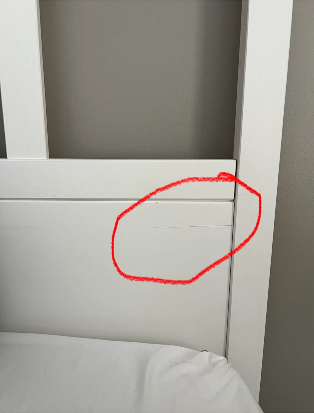 IKEA HEMNESQueen Bed Frame + free mattress (with stains) - photo 4