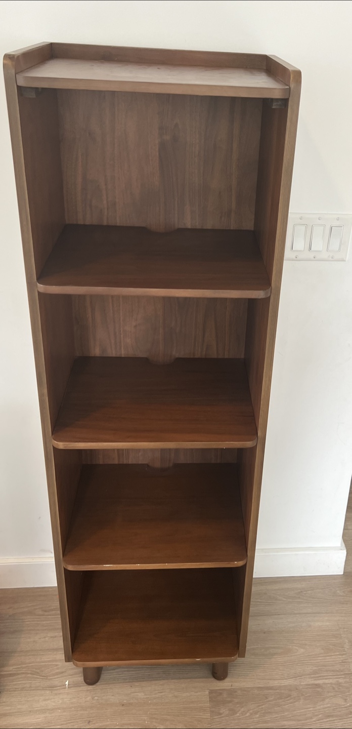 West elm Wood Bookcase