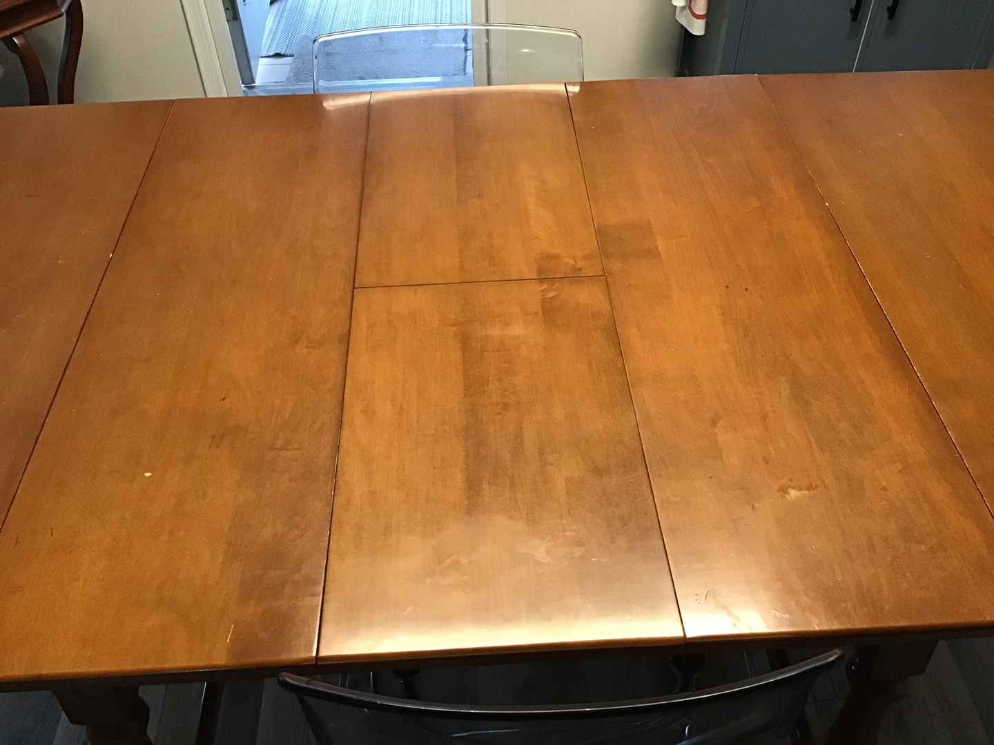 Solid Wood Drop Leaf Dining Table - photo 4