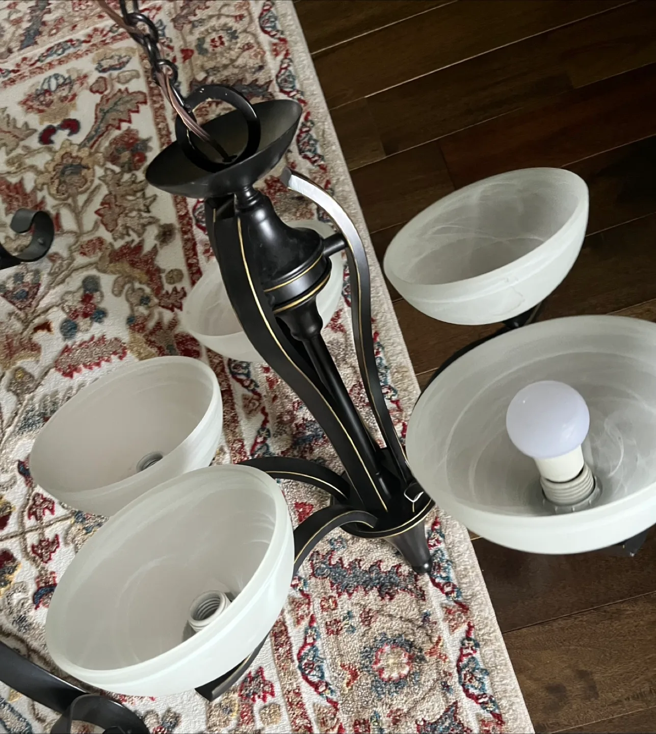 Black & Gold Chandelier image indicator(2)