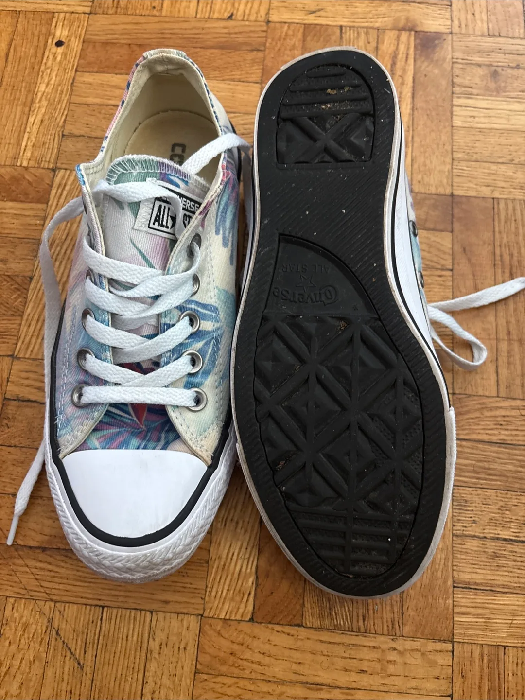 Converse All Star Floral Print Sneakers image indicator(2)