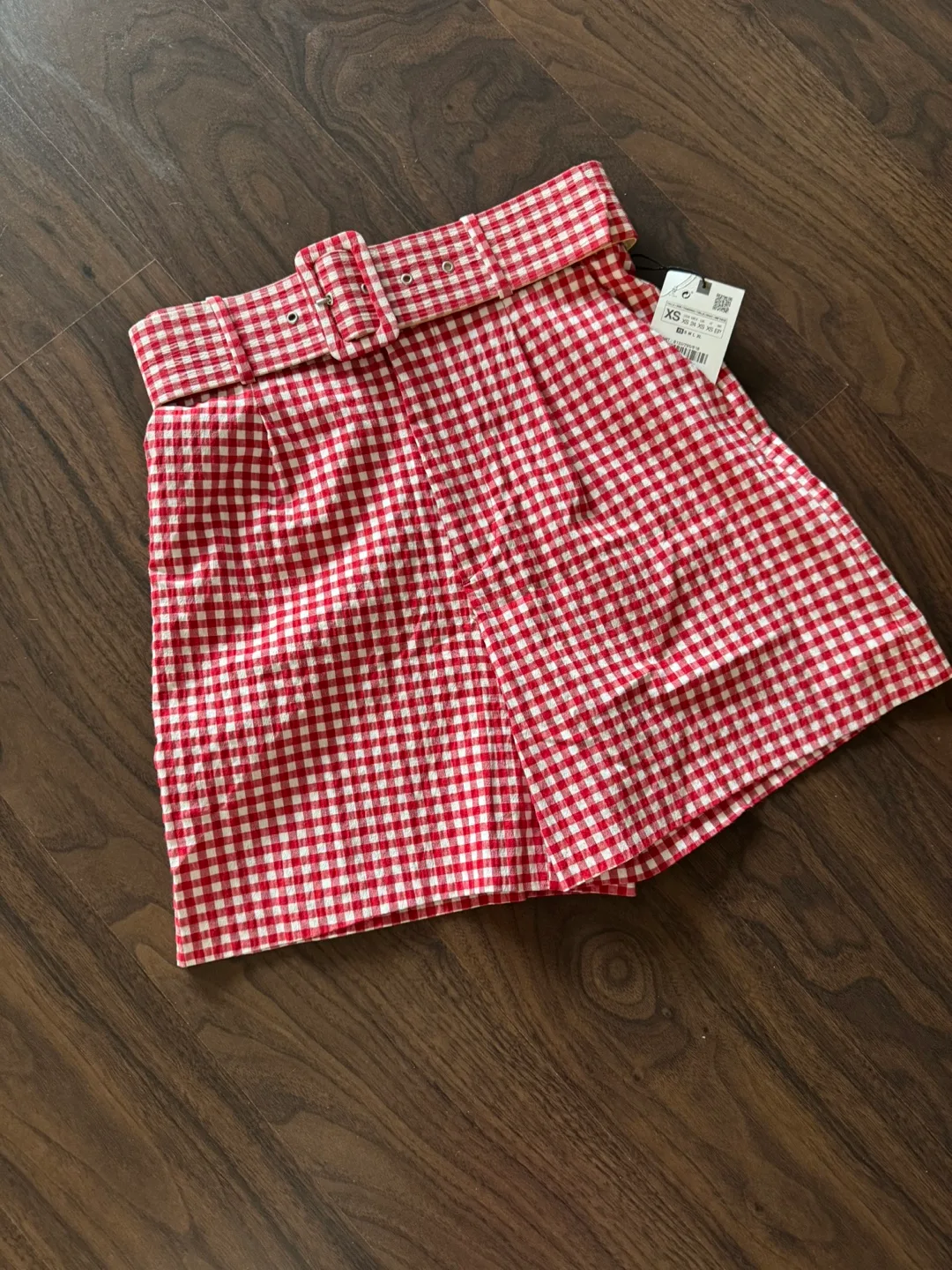 Zara Gingham Shorts thumbnail