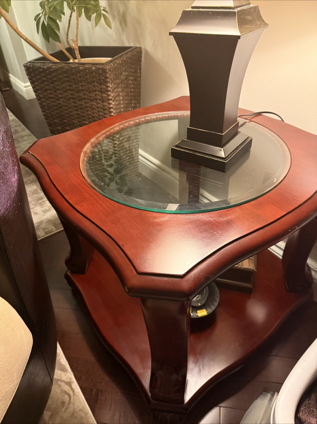Wooden coffee table and side tables - photo 3