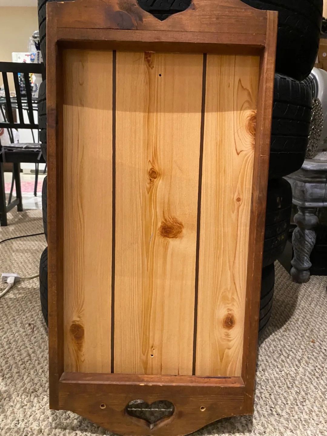Calender holder; Wooden Rustic thumbnail