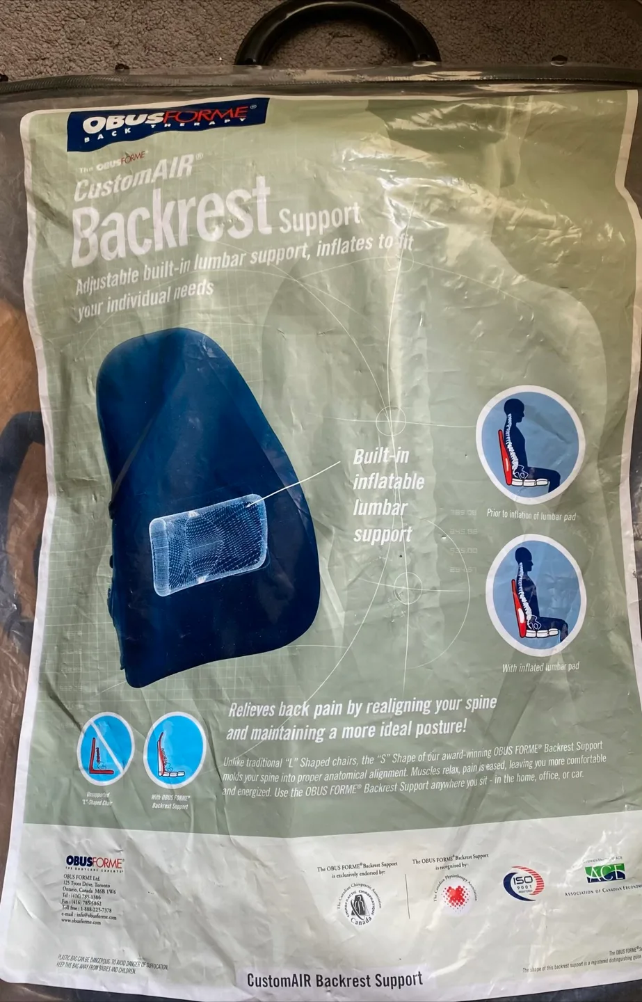 Obusforme CustomAir Backrest Support image indicator(6)