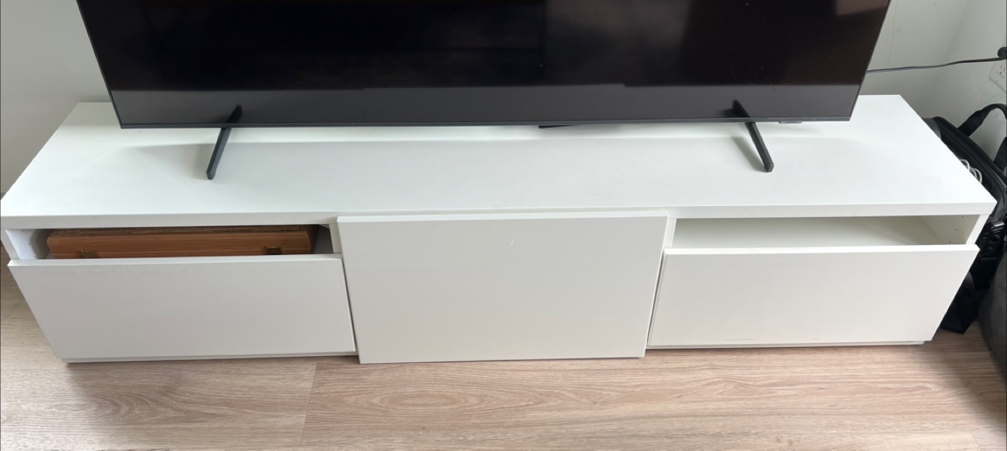 White TV Stand